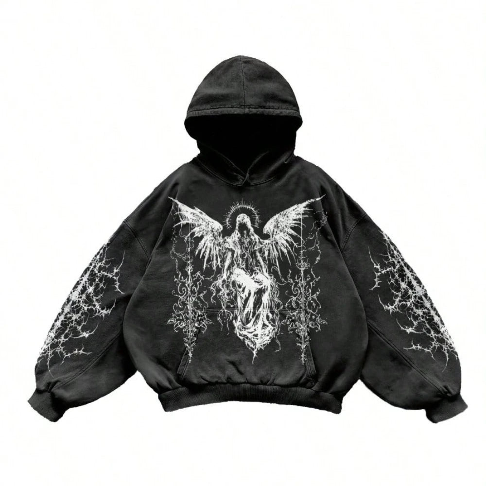 Print Harajuku Hoodie